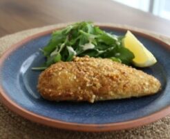 DAIGOも台所のレシピ・鶏のナッツパン粉焼き
