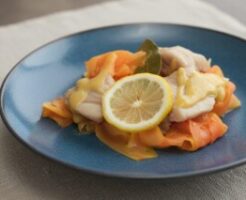 キューピー3分クッキングのレシピ・鶏肉とひらひらにんじんの重ね蒸し