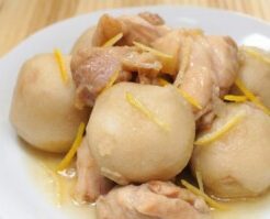 きょうの料理のレシピ・鶏肉と里芋の柚子煮