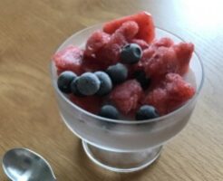 きょうの料理のレシピ・いちごのグラニテ