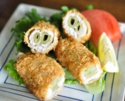 青空レストランのレシピ・からし菜のフライ