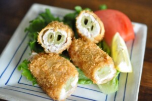 青空レストランのレシピ・からし菜のフライ