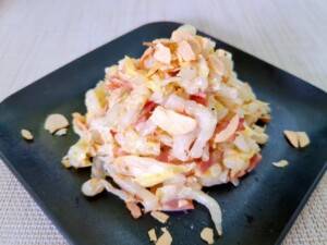 ノンストップのレシピ・白菜のコールスロー