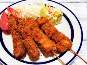 昼めし旅のレシピ・長ネギの串カツ