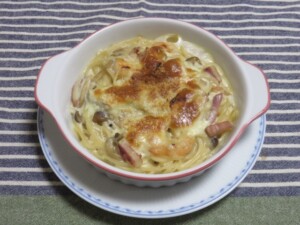 どさんこワイド179のレシピ・ぐらたんスパゲティ