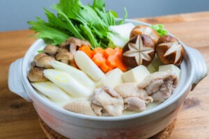 なないろ日和のレシピ・鶏とネギの豆乳煮込み