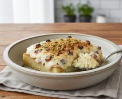 ZIPのレシピ・いぶり大根のホクホク明太ジャガイモ特製グラタン