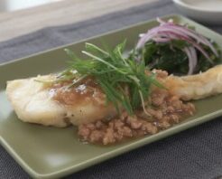 トリセツショーのレシピ・たらのそぼろあんかけ中華風