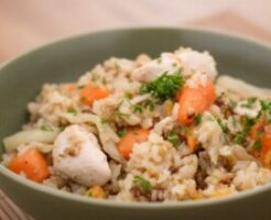 青空レストランのレシピ・にんじんの炊き込みご飯