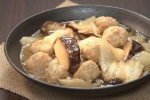 きょうの料理のレシピ・ねぎしょうが入り肉だんごの煮込み