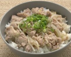 DAIGOも台所のレシピ・ねぎ塩豚丼
