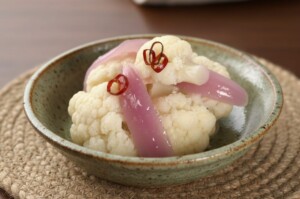 きょうの料理のレシピ・カリフラワーと紫たまねぎのマリネ