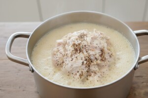 DayDay(デイデイ)のレシピ・カリフラワーと豆乳の真っ白鍋