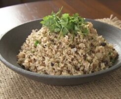 ぺこもぐキッチンのレシピ・サワラと豆豉のチャーハン