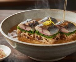 ZIPのレシピ・トロイワシバッテラ茶漬け