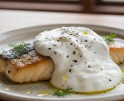 ウワサのお客さまのレシピ・ブリカマ ヨーグルトソース