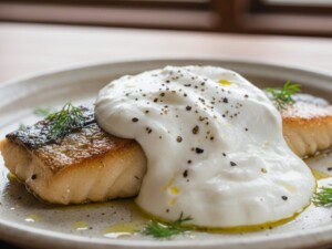 ウワサのお客さまのレシピ・ブリカマ ヨーグルトソース