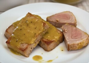 ウワサのお客さまのレシピ・マグロのペペロンチーノ風ソテー