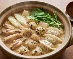 ノンストップのレシピ・七五三掛（しめかけ）の豆乳タラコ鍋