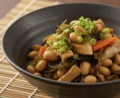 DAIGOも台所のレシピ・大豆と昆布のうま煮