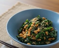 ノンストップのレシピ・春菊納豆