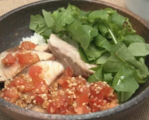 キューピー3分クッキングのレシピ・炙りぶりのイタリアン丼