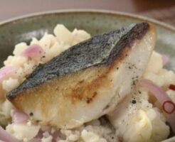 きょうの料理のレシピ・焼きさわらの刻みマリネ添え