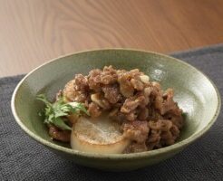きょうの料理のレシピ・焼き大根の豚こま肉みそ