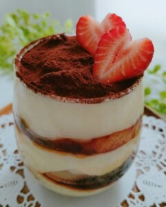 ノンストップのレシピ・簡単ヘルシーティラミス