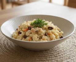 ひるおびのレシピ・豆乳トマトチーズリゾット