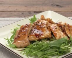 キューピー3分クッキングのレシピ・鶏胸のバターレモン照り焼き
