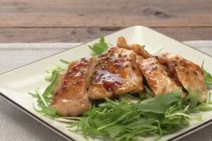 キューピー3分クッキングのレシピ・鶏胸のバターレモン照り焼き