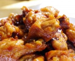 どさんこワイド179のレシピ・手羽元と豆苗の甘酢煮