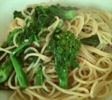 DAIGOも台所のレシピ・菜の花としらすのパスタ