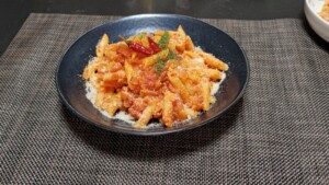 キューピー3分クッキングのレシピ・ペンネアラビアータ