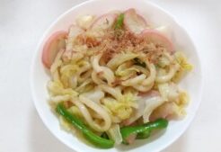 どさんこワイド179のレシピ・鮭のチャンチャンうどん