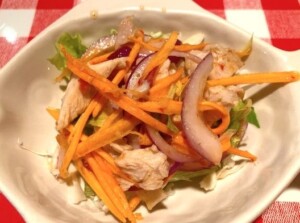 きょうの料理のレシピ・にんじんとゆで鶏のマリネ