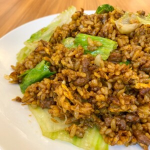 DAIGOも台所のレシピ・牛肉と黒こしょうの炒飯