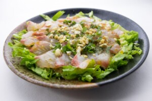 なないろ日和のレシピ・真鯛の和風カルパッチョ