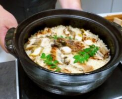 青空レストランのレシピ・アワビの炊き込みご飯