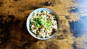 ZIPのレシピ・豚こま炊き込みごはん