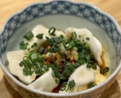きょうの料理のレシピ・春キャベツとえびのにらだれ水ギョーザ
