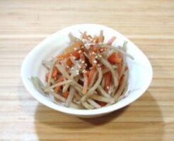 ミキティダイニングのレシピ・きんぴらごぼう