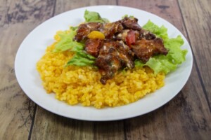 キューピー3分クッキングのレシピ・チキンオーバーライス