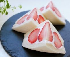 きょうの料理ビギナーズのレシピ・いちごサンド