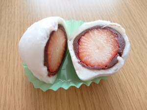 ZIPのレシピ・いちごチョコ大福