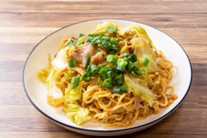 キューピー3分クッキングのレシピ・ホイコーロー風焼きそば