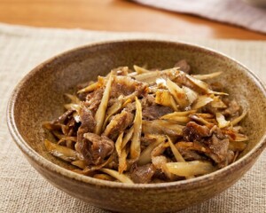 相葉マナブのレシピ・ごぼうと牛肉のオイスター炒め