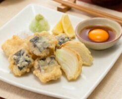 きょうの料理のレシピ・さわらと新たまねぎの天ぷら