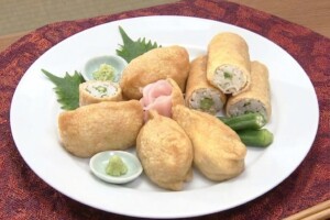 きょうの料理のレシピ・しらすとせりのおいなりさん